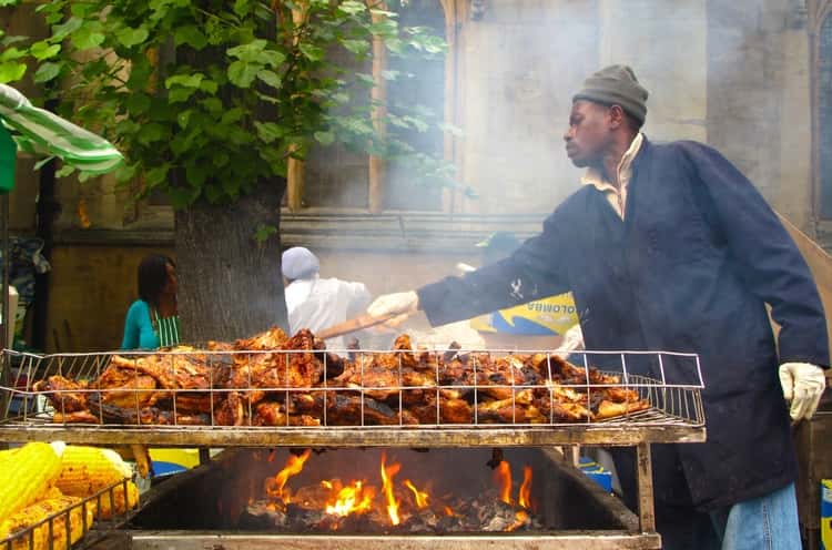 Jamaica jerk food - chicken