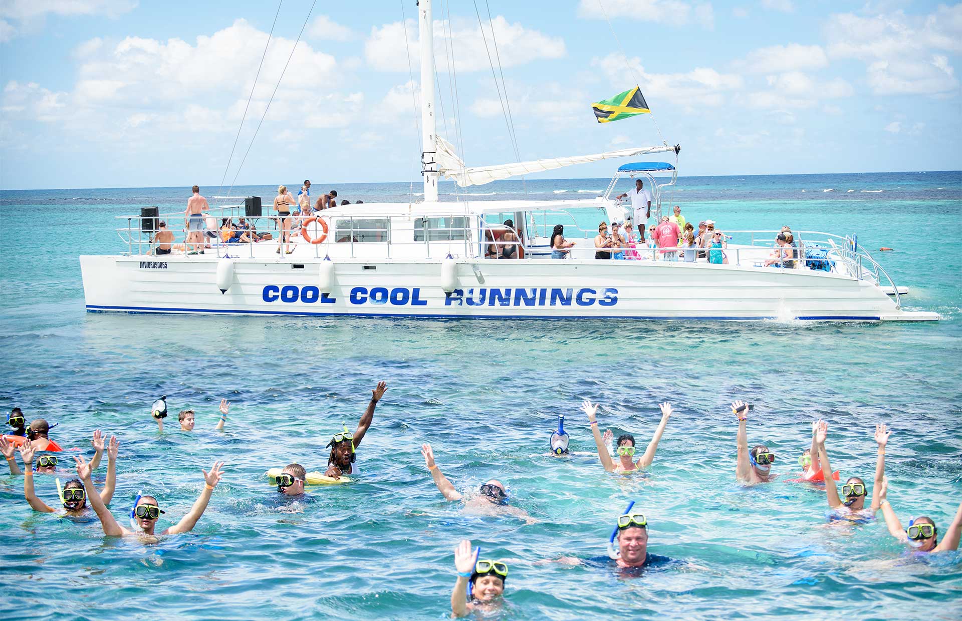 runaway bay jamaica catamaran cruise